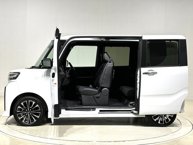 タントカスタムRSLEDオートライト パワースライドドアウェルカムオープン機能 電動パーキングブレーキ 運転席助手席シートヒーター アルミホイール キーフリーシステム オート電動格納式ドアミラー(広島県)の中古車