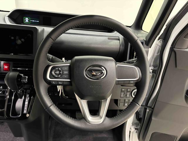 タントカスタムRSLEDオートライト パワースライドドアウェルカムオープン機能 電動パーキングブレーキ 運転席助手席シートヒーター アルミホイール キーフリーシステム オート電動格納式ドアミラー(広島県)の中古車