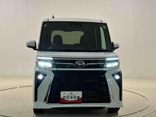 タントカスタムRSLEDオートライト パワースライドドアウェルカムオープン機能 電動パーキングブレーキ 運転席助手席シートヒーター アルミホイール キーフリーシステム オート電動格納式ドアミラー(広島県)の中古車