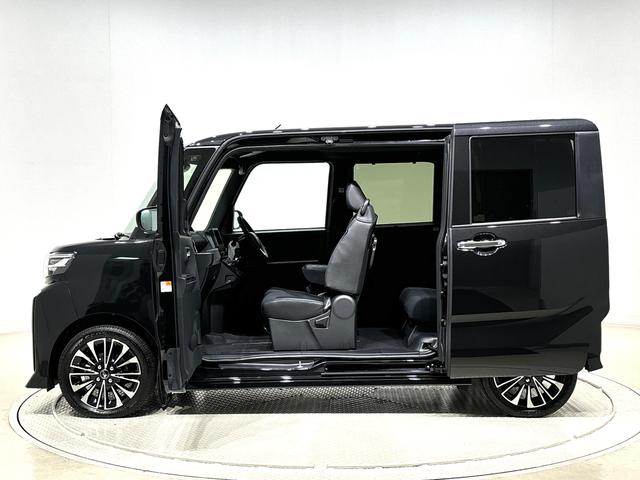 タントカスタムRS バックモニター 運転席・助手席シートヒーター電動パーキングブレーキ LEDヘッドライト・フォグランプ 純正15インチアルミホイール キーフリーシステム オートライト サイドエアバッグ オートエアコン 革巻きステアリングホイール(広島県)の中古車