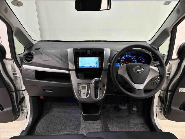 ムーヴカスタム　ＸリミテッドＳＡ　ナビ　バックモニター　キーフリーオートエアコン　プッシュボタンスタート　オートライト　ＵＳＢソケット　フォグランプ　電動格納機能付きミラー　シートリフター　ショッピングフック　シートアンダートレイ　セキュリティーアラーム（広島県）の中古車