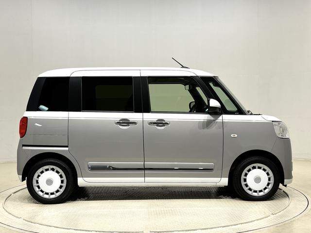 ムーヴキャンバスストライプスG ナビ・バックカメラLEDオートライト・フォグランプ 電動パーキングブレーキ プッシュボタンスタート セキュリティアラーム バックカメラ 両側パワースライドドアウエルカムオープン機能 オート電動格納式ドアミラー(広島県)の中古車