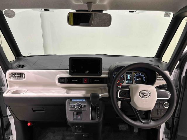 ムーヴキャンバスストライプスＧ　電動パーキングブレーキＬＥＤオートライト・フォグランプ　電動パーキングブレーキ　プッシュボタンスタート　セキュリティアラーム　バックカメラ　両側パワースライドドアウエルカムオープン機能　オート電動格納式ドアミラー（広島県）の中古車