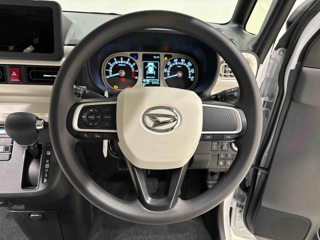 ムーヴキャンバスストライプスＧ　電動パーキングブレーキＬＥＤオートライト・フォグランプ　電動パーキングブレーキ　プッシュボタンスタート　セキュリティアラーム　バックカメラ　両側パワースライドドアウエルカムオープン機能　オート電動格納式ドアミラー（広島県）の中古車