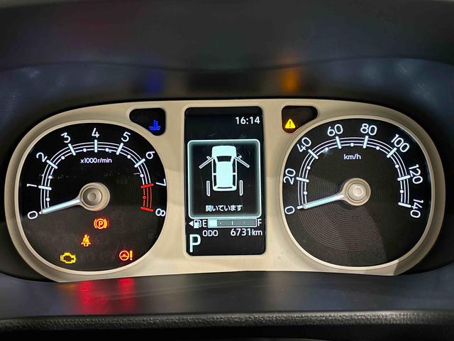 ムーヴキャンバスストライプスＧ　電動パーキングブレーキＬＥＤオートライト・フォグランプ　電動パーキングブレーキ　プッシュボタンスタート　セキュリティアラーム　バックカメラ　両側パワースライドドアウエルカムオープン機能　オート電動格納式ドアミラー（広島県）の中古車