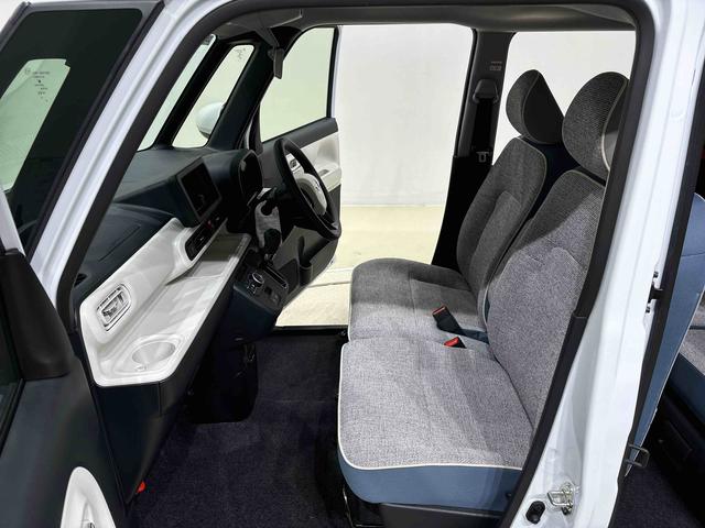 ムーヴキャンバスストライプスＧ　電動パーキングブレーキＬＥＤオートライト・フォグランプ　電動パーキングブレーキ　プッシュボタンスタート　セキュリティアラーム　バックカメラ　両側パワースライドドアウエルカムオープン機能　オート電動格納式ドアミラー（広島県）の中古車