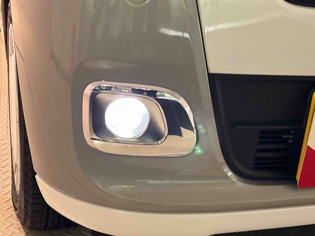 ムーヴキャンバスストライプスＧ　電動パーキングブレーキＬＥＤオートライト・フォグランプ　電動パーキングブレーキ　プッシュボタンスタート　セキュリティアラーム　バックカメラ　両側パワースライドドアウエルカムオープン機能　オート電動格納式ドアミラー（広島県）の中古車