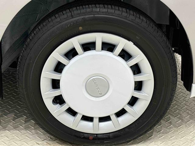 ムーヴキャンバスストライプスＧ　バックモニター　電動パーキングブレーキＬＥＤオートライト・フォグランプ　電動パーキングブレーキ　プッシュボタンスタート　セキュリティアラーム　バックカメラ　両側パワースライドドアウエルカムオープン機能　オート電動格納式ドアミラー（広島県）の中古車