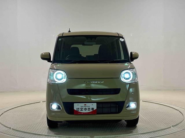 ムーヴキャンバスセオリーＧ　バックモニター対応カメラ　シートヒーターＬＥＤオートライト・フォグランプ　電動パーキングブレーキ　プッシュボタンスタート　セキュリティアラーム　バックカメラ　両側パワースライドドアウエルカムオープン機能　オート電動格納式ドアミラー（広島県）の中古車