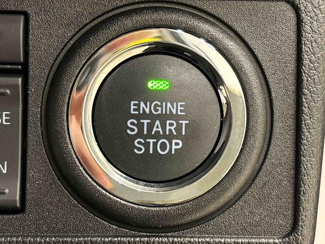 ムーヴキャンバスストライプスＧターボＬＥＤオートライト・フォグランプ　電動パーキングブレーキ　プッシュボタンスタート　セキュリティアラーム　バックカメラ　両側パワースライドドアウエルカムオープン機能　オート電動格納式ドアミラー（広島県）の中古車