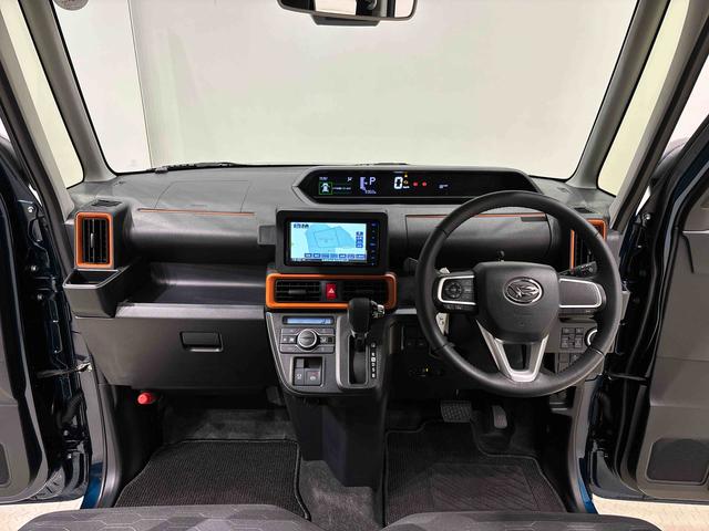 タントファンクロスターボ ナビゲーション ETCLEDオートライト 電動パーキングブレーキ 運転席助手席シートヒーター アルミホイール キーフリーシステム オート電動格納式ドアミラー(広島県)の中古車