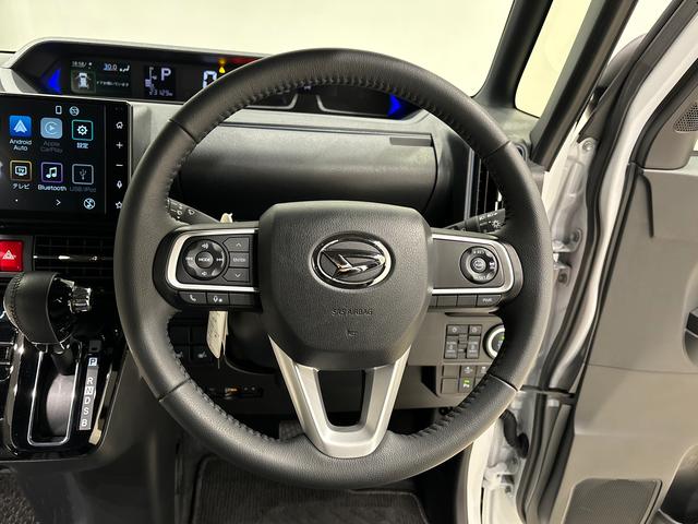 タントカスタムRS ディスプレイオーディオ クルーズコントロールLEDオートライト パワースライドドアウェルカムオープン機能 電動パーキングブレーキ 運転席助手席シートヒーター アルミホイール キーフリーシステム オート電動格納式ドアミラー(広島県)の中古車