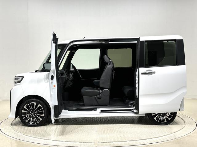 タントカスタムＲＳ　両側電動スライドドア　バックカメラ　ターボ車ＬＥＤヘッドライト　ＬＥＤフォグランプ　ＳＲＳサイドエアバッグ　オーディオ操作用ステアリングスイッチ　前席シートヒーター　プッシュボタンスタート　１５インチアルミホイール　電子カードキー（広島県）の中古車