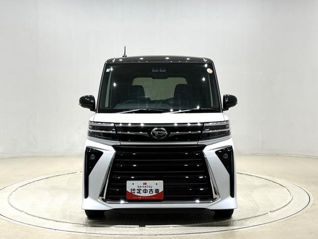 タントカスタムＲＳ　ターボ　両側電動スライドドア　キーフリー純正ナビ装着用アップグレードパック　運転席・助手席シートヒーター　電動パーキングブレーキ　オートブレーキホールド機能　格納式リヤドアサンシェード　運転席シートリフター　チルトステアリング（広島県）の中古車