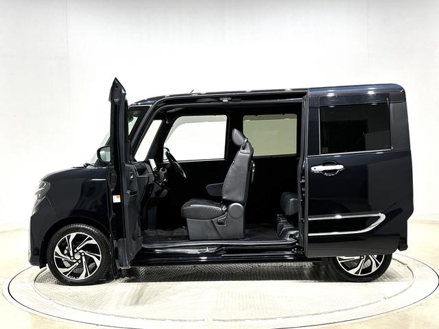 タントカスタムRSスタイルセレクションLEDオートライト パワースライドドアウェルカムオープン機能 オート電動格納式ドアミラー 助手席ロングスライド 助手席イージークローザー アルミホイール キーフリーシステム(広島県)の中古車