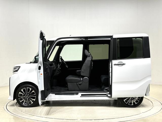 タントカスタムＲＳ　バックモニター対応カメラ　シートヒーターＬＥＤオートライト　パワースライドドアウェルカムオープン機能　電動パーキングブレーキ　運転席助手席シートヒーター　アルミホイール（広島県）の中古車