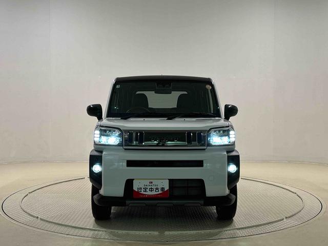 タフトG ダーククロムベンチャー バックカメラ 前席シートヒータースカイフィールトップ ダークメッキパック アンダーガーニッシュ 電動ドアミラー LEDオートライト&フォグランプ 電動パーキングブレーキ バックカメラ アルミホイール(広島県)の中古車