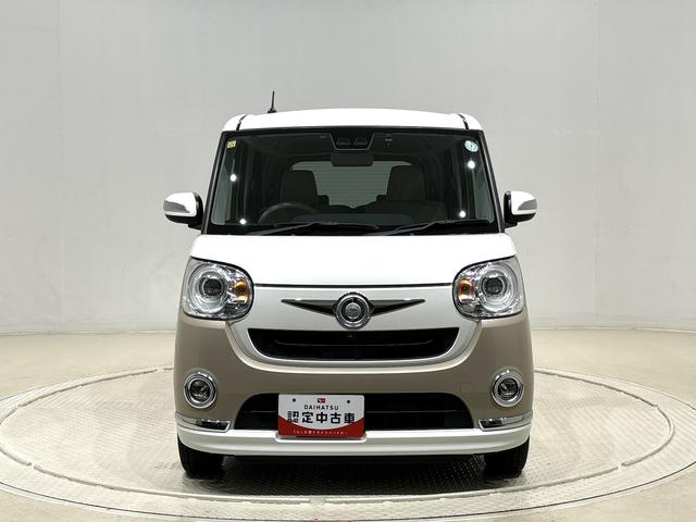 ムーヴキャンバスGメイクアップリミテッド SAIII ナビ パノラマモニターLEDヘッドライト LEDフォグランプ 置き楽ボックス オートライト プッシュボタンスタート セキュリティアラーム(広島県)の中古車