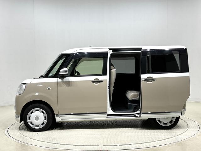 ムーヴキャンバスGメイクアップリミテッド SAIII ナビ パノラマモニターLEDヘッドライト LEDフォグランプ 置き楽ボックス オートライト プッシュボタンスタート セキュリティアラーム(広島県)の中古車