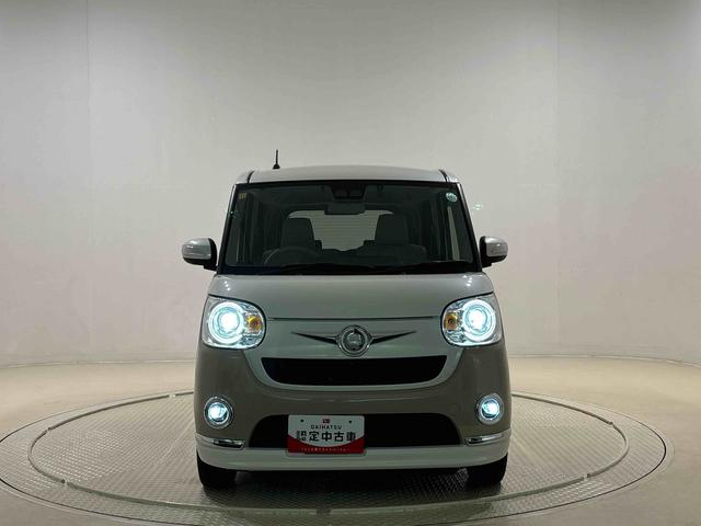 ムーヴキャンバスGメイクアップリミテッド SAIII ナビ パノラマモニターLEDヘッドライト LEDフォグランプ 置き楽ボックス オートライト プッシュボタンスタート セキュリティアラーム(広島県)の中古車