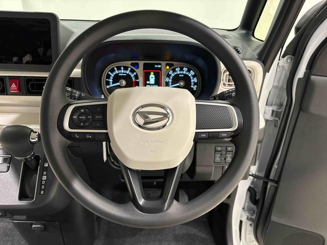 ムーヴキャンバスストライプスＧ　運転席・助手席シートヒーター　キーフリー純正ナビ装着用アップグレードパック　両側電動スライドドア　運転席シートリフター　チルトステアリング　電動パーキングブレーキ　オートブレーキホールド機能　ホッとカップホルダー（広島県）の中古車