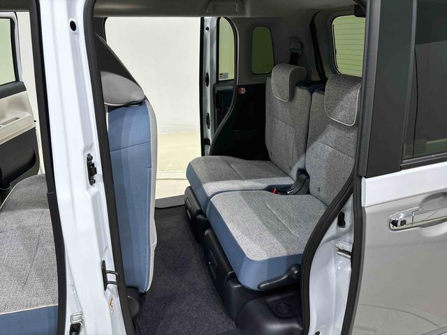 ムーヴキャンバスストライプスＧ　運転席・助手席シートヒーター　キーフリー純正ナビ装着用アップグレードパック　両側電動スライドドア　運転席シートリフター　チルトステアリング　電動パーキングブレーキ　オートブレーキホールド機能　ホッとカップホルダー（広島県）の中古車