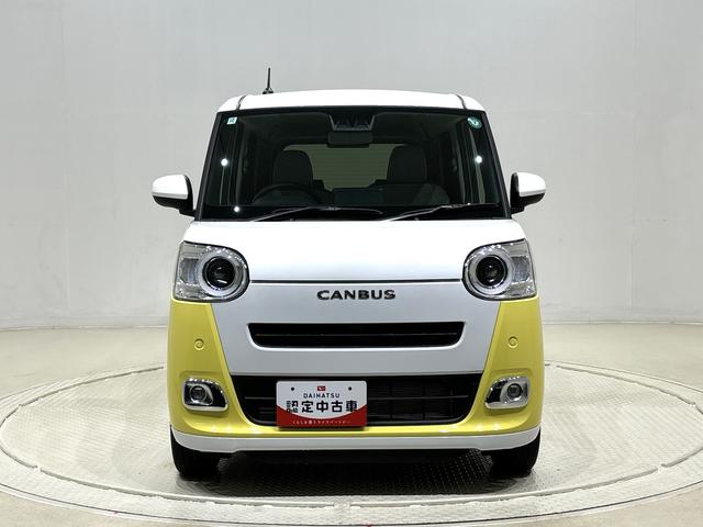 ムーヴキャンバスストライプスG 電子パーキング 両側パワースライドドアLEDオートライト・フォグランプ 電動パーキングブレーキ プッシュボタンスタート セキュリティアラーム バックカメラ 両側パワースライドドアウエルカムオープン機能 オート電動格納式ドアミラー(広島県)の中古車