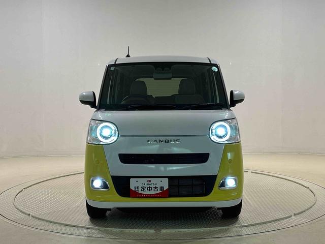 ムーヴキャンバスストライプスG 電子パーキング 両側パワースライドドアLEDオートライト・フォグランプ 電動パーキングブレーキ プッシュボタンスタート セキュリティアラーム バックカメラ 両側パワースライドドアウエルカムオープン機能 オート電動格納式ドアミラー(広島県)の中古車