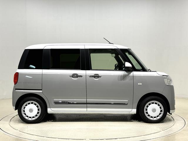 ムーヴキャンバスストライプスG バックモニター ディスプレイオーディオLEDオートライト・フォグランプ 電動パーキングブレーキ プッシュボタンスタート セキュリティアラーム バックカメラ 両側パワースライドドアウエルカムオープン機能 オート電動格納式ドアミラー(広島県)の中古車