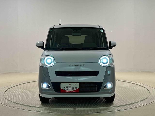 ムーヴキャンバスストライプスG バックモニター ディスプレイオーディオLEDオートライト・フォグランプ 電動パーキングブレーキ プッシュボタンスタート セキュリティアラーム バックカメラ 両側パワースライドドアウエルカムオープン機能 オート電動格納式ドアミラー(広島県)の中古車