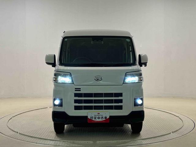 ハイゼットカーゴDX プッシュスタートボタン オートライトLEDヘッドランプ コーナーセンサー オーバーヘッドシェルフ フロントドアパワーウインドウ キーレスエントリー AM/FMラジオ マニュアルエアコン スチールホイール(広島県)の中古車