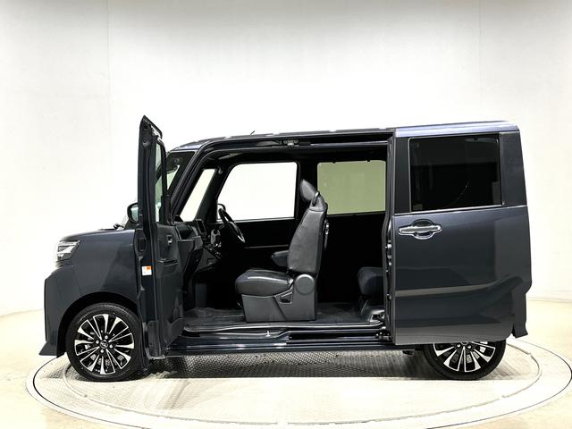 タントカスタムRS 4WD バックカメラ付 両側パワースライドドアLEDオートライト パワースライドドアウェルカムオープン機能 電動パーキングブレーキ 運転席助手席シートヒーター アルミホイール キーフリーシステム オート電動格納式ドアミラー(広島県)の中古車