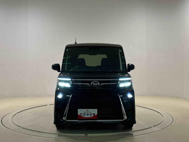 タントカスタムＸ　バックカメラ付　前席シートヒーターＬＥＤオートライト　パワースライドドアウェルカムオープン機能　電動パーキングブレーキ　運転席助手席シートヒーター　アルミホイール　キーフリーシステム　　オート電動格納式ドアミラー（広島県）の中古車