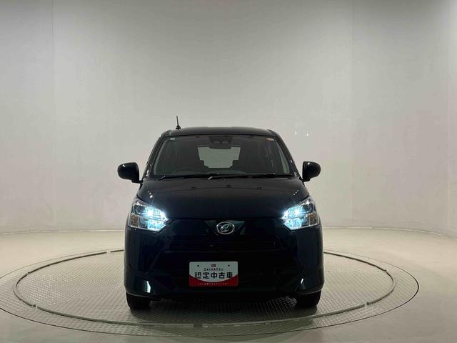 ミライースX SAIII バックモニター対応カメラLEDヘッドランプ セキュリティアラーム コーナーセンサー フルホイールキャップ キーレスエントリー 電動格納式ドアミラー ショツピングフック マニュアルエアコン(広島県)の中古車