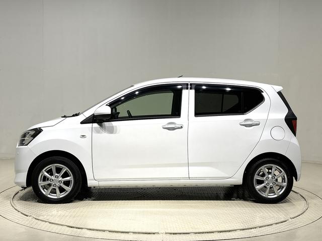 ミライースG SAIII バックモニター対応 両側シートヒーターLEDヘッドランプ 運転席・助手席シートヒーター オートライト プッシュボタンスタート セキュリティアラーム コーナーセンサー 14インチアルミホイール キーフリーシステム(広島県)の中古車