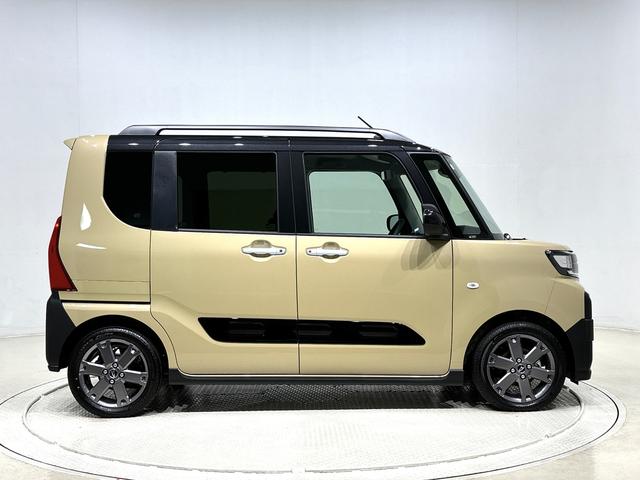 タントファンクロスターボＬＥＤオートライト　パワースライドドアウェルカムオープン機能　電動パーキングブレーキ　運転席助手席シートヒーター　アルミホイール　キーフリーシステム　　オート電動格納式ドアミラー（広島県）の中古車