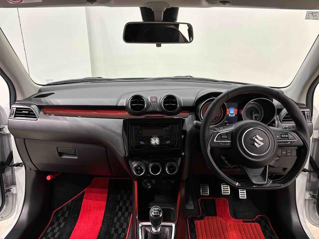 スイフトスポーツベースグレード CD 6速マニュアル LEDヘッドライトCDステレオ 6速マニュアル プッシュボタンスタート シートヒーター オートエアコン LEDヘッドライト フォグランプ コーナーセンサー(広島県)の中古車