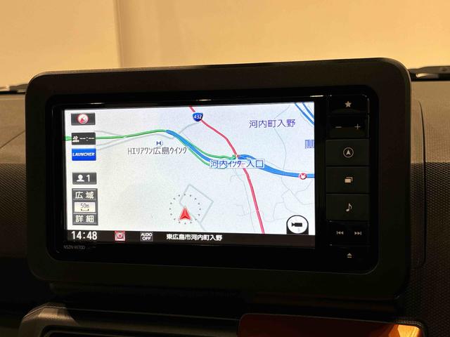 タフトG バックモニター ナビ ETC車載器 ドライブレコーダースカイフィールトップ LEDオートライト オートハイビーム フロントフォグランプ 運転席/助手席シートヒーター プッシュボタンスタート キーフリーシステム 電動パーキングブレーキ アルミホイール(広島県)の中古車