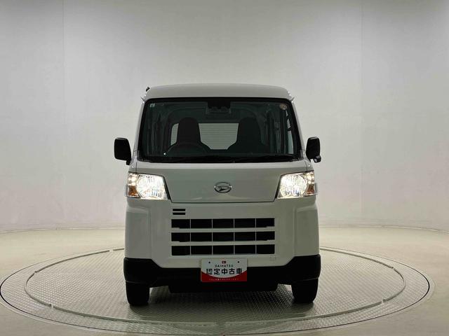 ハイゼットカーゴDXキーレスエントリー マニュアルエアコン 運転席・助手席パワーウインドウ オートライト ハンド式サイドブレーキ ハロゲンヘッドライト アイドリングストップ機能 テンパータイヤ(広島県)の中古車