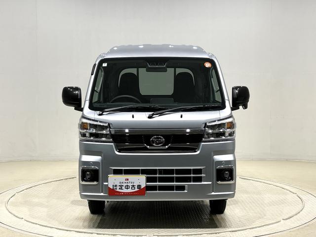 ハイゼットトラックジャンボエクストラ 電動格納式ドアミラー パワーウインドウ4WD LEDヘッドランプ(専用意匠)オーバーヘッドシェルフ プッシュボタンスタート キーフリーシステム スペアタイヤ LED大型荷台作業灯 スモークドガラス(クォーターウインドウ)(広島県)の中古車