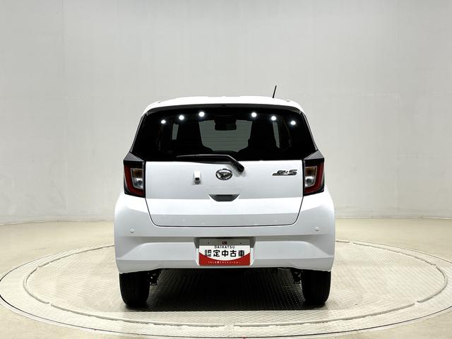 ミライースＸ　リミテッドＳＡIII　キーレスエントリー　バックカメラマニュアルレベリング機能付きＬＥＤヘッドランプ　セキュリティアラーム　コーナーセンサー　１４インチフルホイールキャップ　電動格納式ドアミラー　ショツピングフック　マニュアルエアコン　オートハイビーム（広島県）の中古車