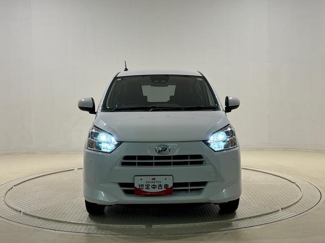 ミライースＸ　リミテッドＳＡIII　キーレスエントリー　バックカメラマニュアルレベリング機能付きＬＥＤヘッドランプ　セキュリティアラーム　コーナーセンサー　１４インチフルホイールキャップ　電動格納式ドアミラー　ショツピングフック　マニュアルエアコン　オートハイビーム（広島県）の中古車