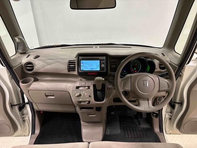 Ｎ−ＢＯＸＧナビゲーション　ＥＴＣ　プッシュスタート　マニュアルエアコン　ヘッドライトレベリング　電動格納式ドアミラー　横滑り防止装置　キーフリーシステム（広島県）の中古車