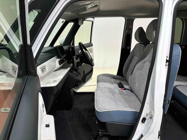 ムーヴキャンバスストライプスＧ　電子パーキング　　両側パワースライドドアＬＥＤオートライト・フォグランプ　電動パーキングブレーキ　プッシュボタンスタート　セキュリティアラーム　バックカメラ　両側パワースライドドアウエルカムオープン機能　オート電動格納式ドアミラー（広島県）の中古車