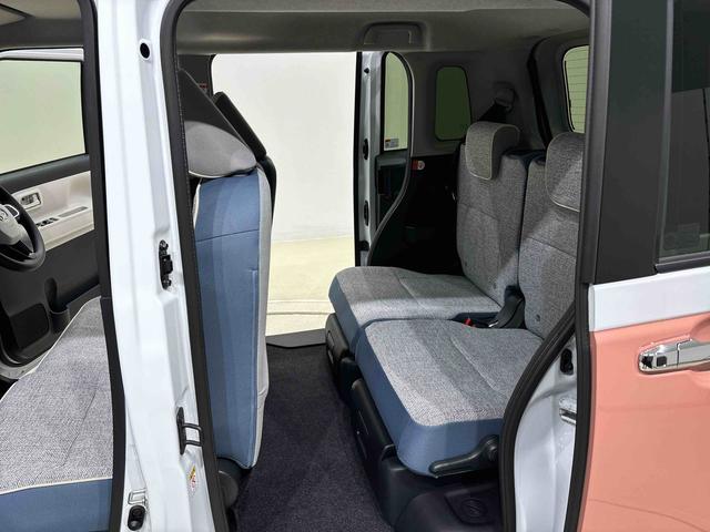 ムーヴキャンバスストライプスＧ　電子パーキング　　両側パワースライドドアＬＥＤオートライト・フォグランプ　電動パーキングブレーキ　プッシュボタンスタート　セキュリティアラーム　バックカメラ　両側パワースライドドアウエルカムオープン機能　オート電動格納式ドアミラー（広島県）の中古車