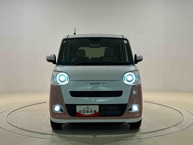 ムーヴキャンバスストライプスＧ　電子パーキング　　両側パワースライドドアＬＥＤオートライト・フォグランプ　電動パーキングブレーキ　プッシュボタンスタート　セキュリティアラーム　バックカメラ　両側パワースライドドアウエルカムオープン機能　オート電動格納式ドアミラー（広島県）の中古車