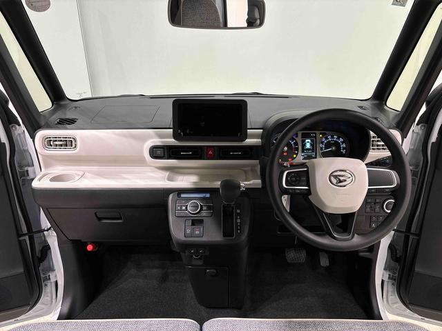 ムーヴキャンバスストライプスＧ　ＬＥＤオートライトＬＥＤオートライト・フォグランプ　電動パーキングブレーキ　プッシュボタンスタート　セキュリティアラーム　バックカメラ　両側パワースライドドアウエルカムオープン機能　オート電動格納式ドアミラー（広島県）の中古車