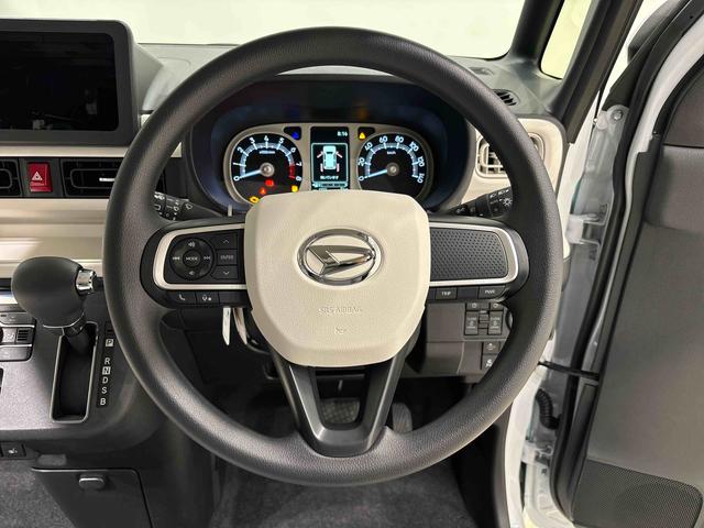 ムーヴキャンバスストライプスＧ　ＬＥＤオートライトＬＥＤオートライト・フォグランプ　電動パーキングブレーキ　プッシュボタンスタート　セキュリティアラーム　バックカメラ　両側パワースライドドアウエルカムオープン機能　オート電動格納式ドアミラー（広島県）の中古車