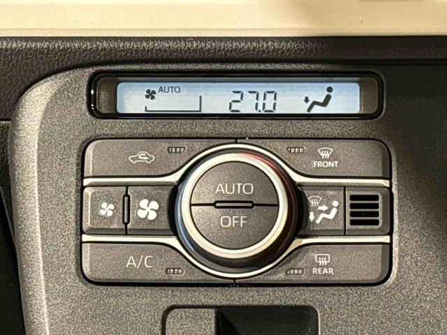 ムーヴキャンバスストライプスG バックモニター対応カメラ シートヒーターLEDオートライト・フォグランプ 電動パーキングブレーキ プッシュボタンスタート セキュリティアラーム バックカメラ 両側パワースライドドアウエルカムオープン機能 オート電動格納式ドアミラー(広島県)の中古車