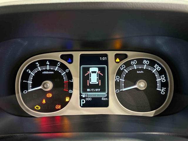 ムーヴキャンバスストライプスG バックモニター対応カメラ シートヒーターLEDオートライト・フォグランプ 電動パーキングブレーキ プッシュボタンスタート セキュリティアラーム バックカメラ 両側パワースライドドアウエルカムオープン機能 オート電動格納式ドアミラー(広島県)の中古車